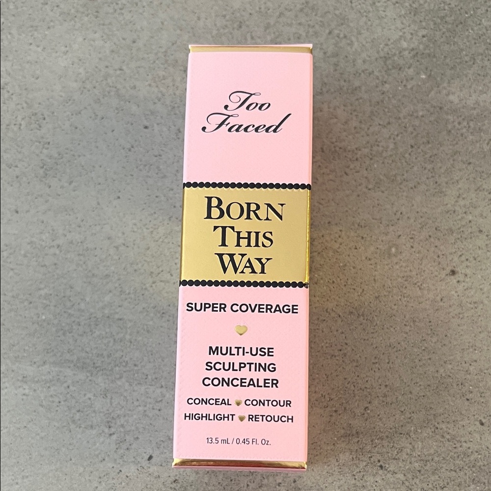 Color: Nude •Too Faced Born This Way • Super Coverage Concealer
